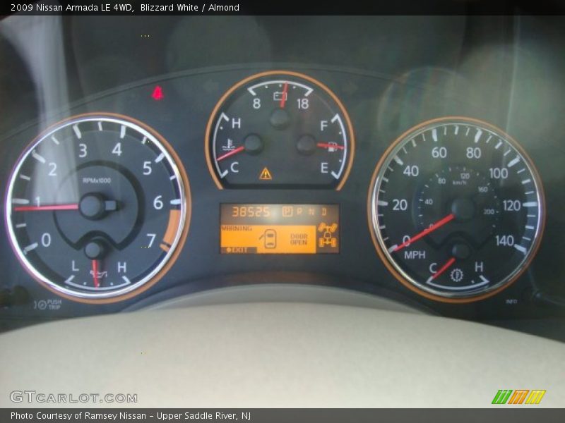  2009 Armada LE 4WD LE 4WD Gauges