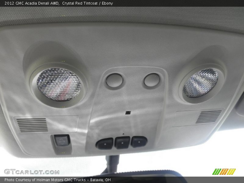Crystal Red Tintcoat / Ebony 2012 GMC Acadia Denali AWD