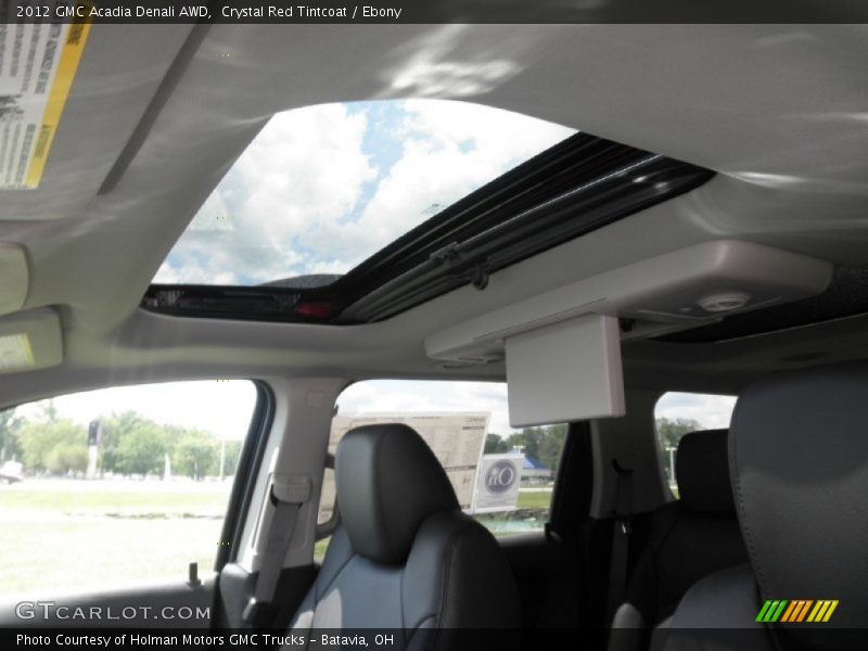 Crystal Red Tintcoat / Ebony 2012 GMC Acadia Denali AWD