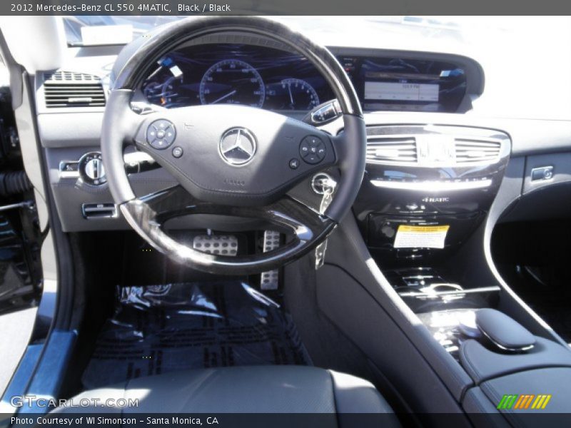 Dashboard of 2012 CL 550 4MATIC