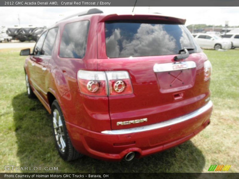 Crystal Red Tintcoat / Ebony 2012 GMC Acadia Denali AWD