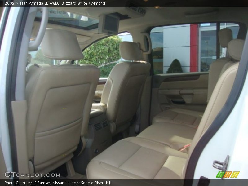 Blizzard White / Almond 2009 Nissan Armada LE 4WD