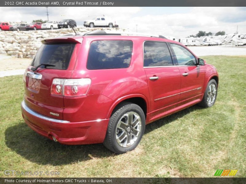 Crystal Red Tintcoat / Ebony 2012 GMC Acadia Denali AWD
