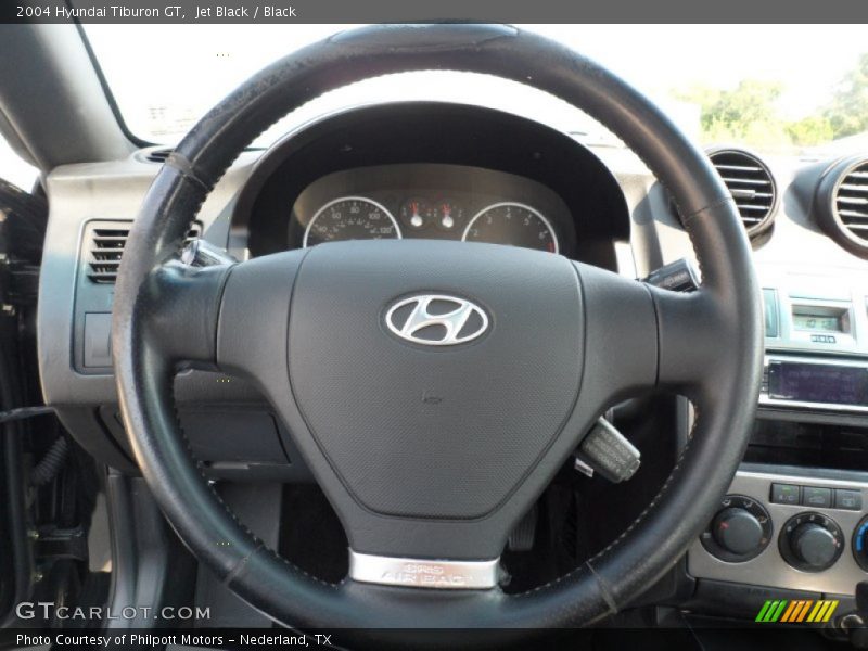 Jet Black / Black 2004 Hyundai Tiburon GT