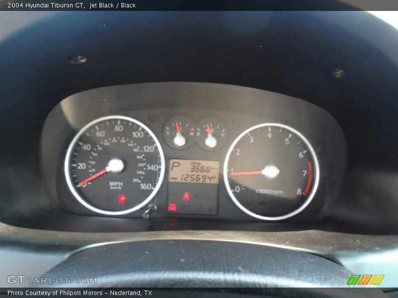  2004 Tiburon GT GT Gauges