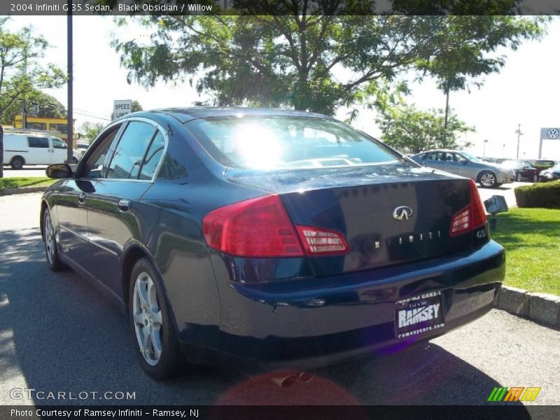 Black Obsidian / Willow 2004 Infiniti G 35 Sedan