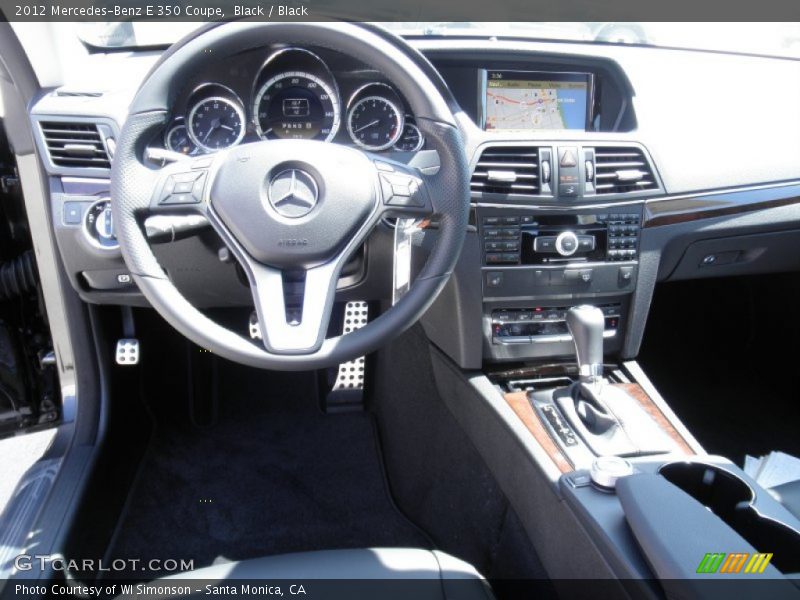 Black / Black 2012 Mercedes-Benz E 350 Coupe