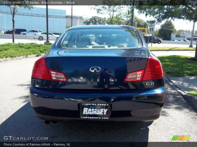 Black Obsidian / Willow 2004 Infiniti G 35 Sedan