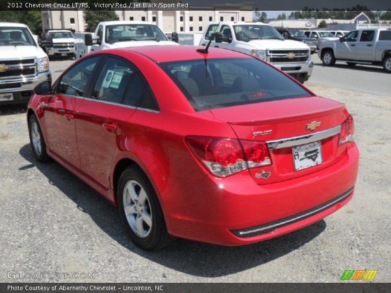 Victory Red / Jet Black/Sport Red 2012 Chevrolet Cruze LT/RS