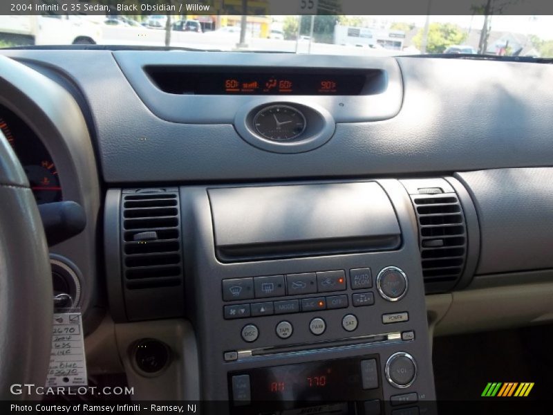 Black Obsidian / Willow 2004 Infiniti G 35 Sedan