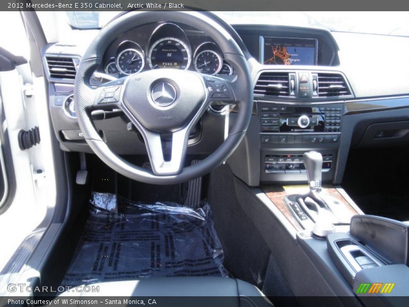 Arctic White / Black 2012 Mercedes-Benz E 350 Cabriolet