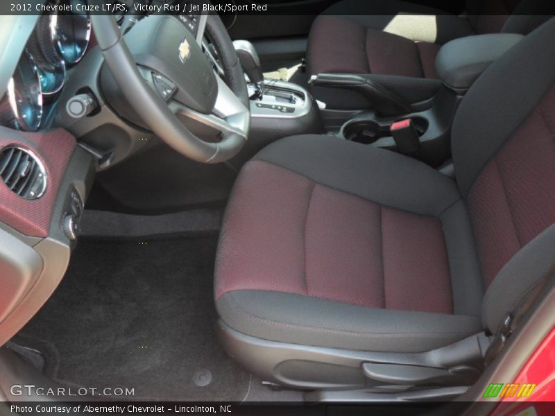  2012 Cruze LT/RS Jet Black/Sport Red Interior