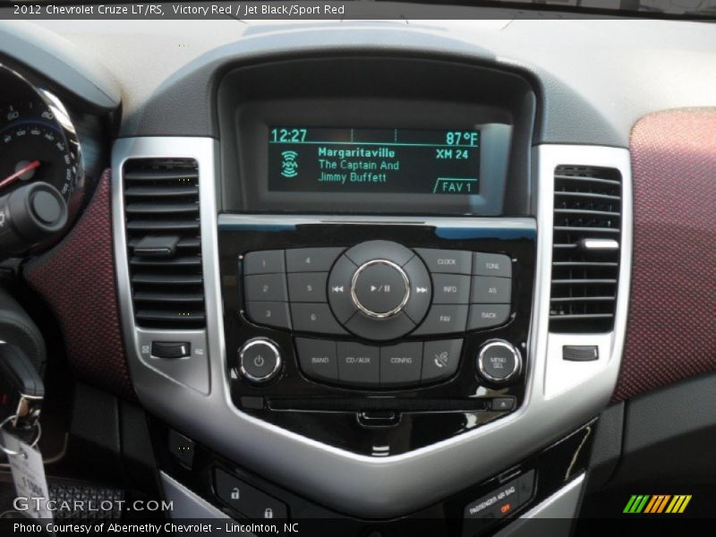 Controls of 2012 Cruze LT/RS