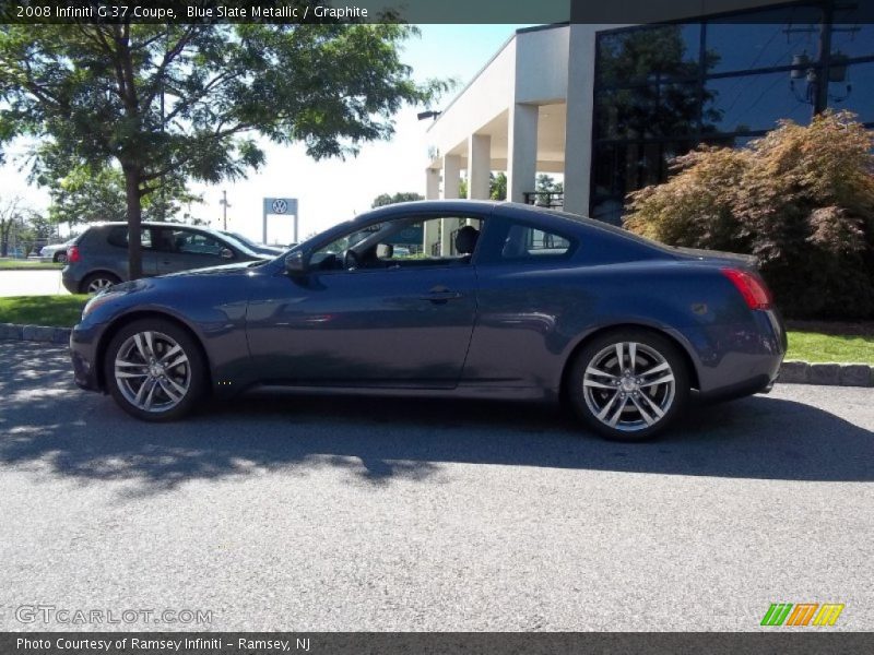 Blue Slate Metallic / Graphite 2008 Infiniti G 37 Coupe