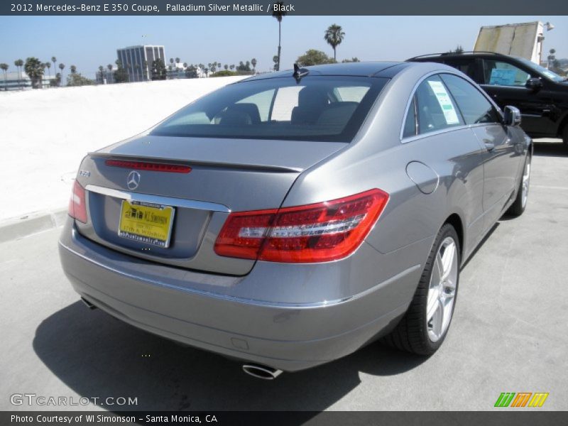 Palladium Silver Metallic / Black 2012 Mercedes-Benz E 350 Coupe