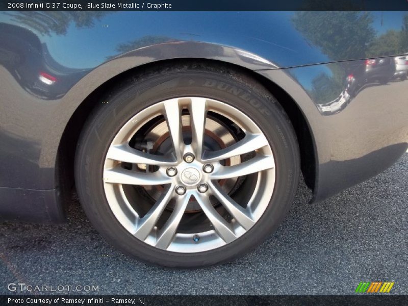 Blue Slate Metallic / Graphite 2008 Infiniti G 37 Coupe
