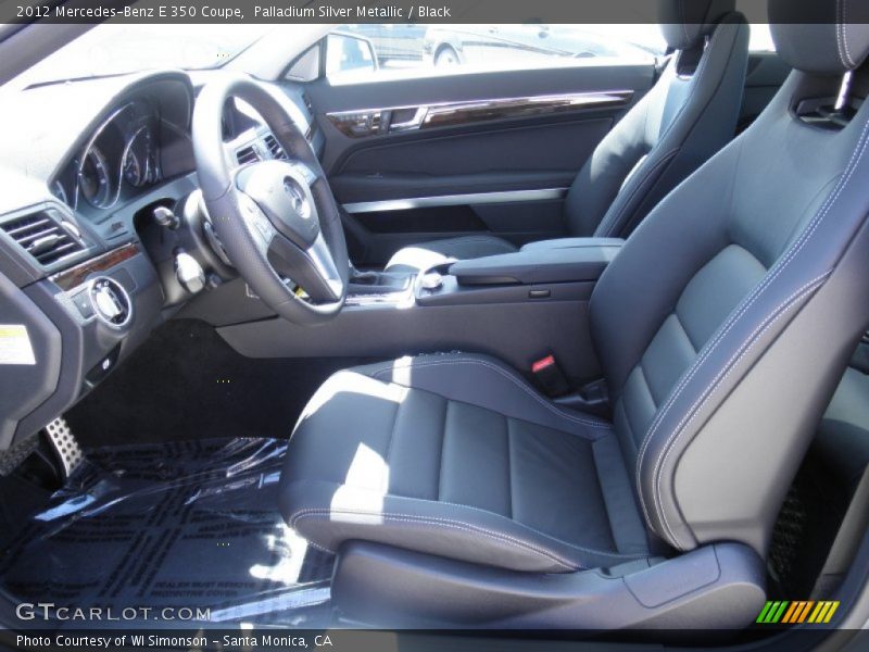  2012 E 350 Coupe Black Interior