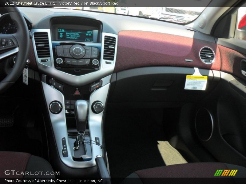 Victory Red / Jet Black/Sport Red 2012 Chevrolet Cruze LT/RS