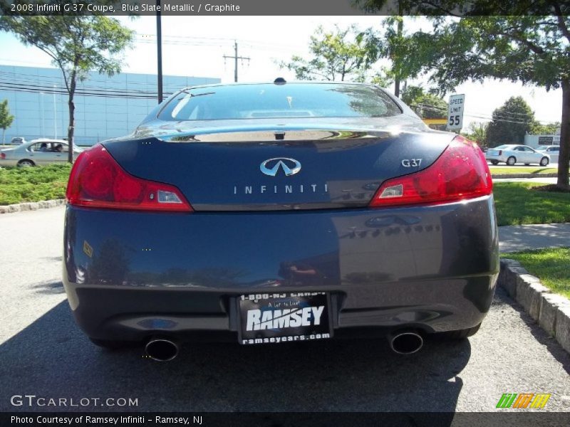 Blue Slate Metallic / Graphite 2008 Infiniti G 37 Coupe