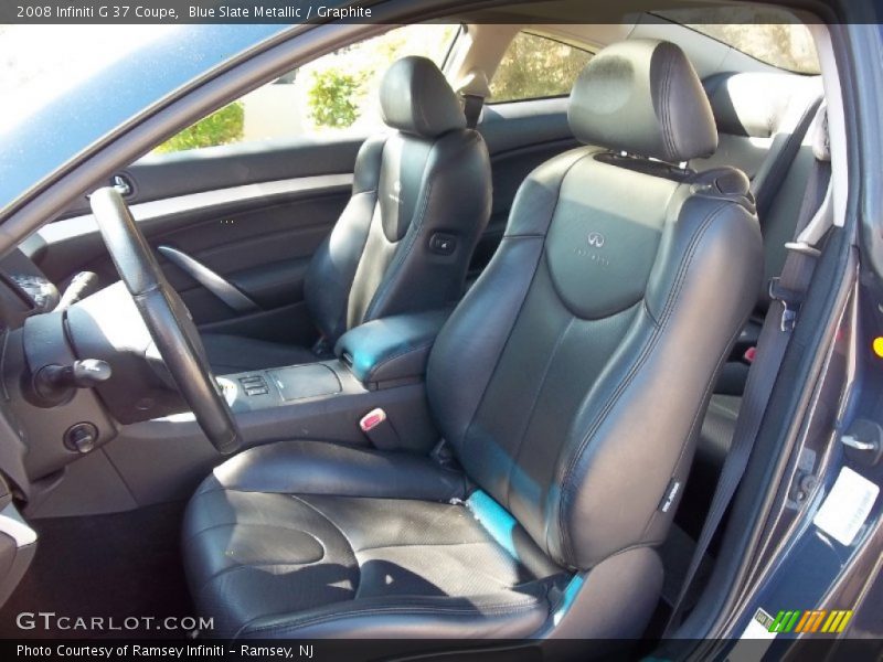 Blue Slate Metallic / Graphite 2008 Infiniti G 37 Coupe