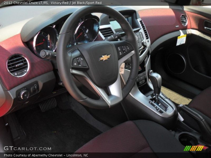 Jet Black/Sport Red Interior - 2012 Cruze LT/RS 