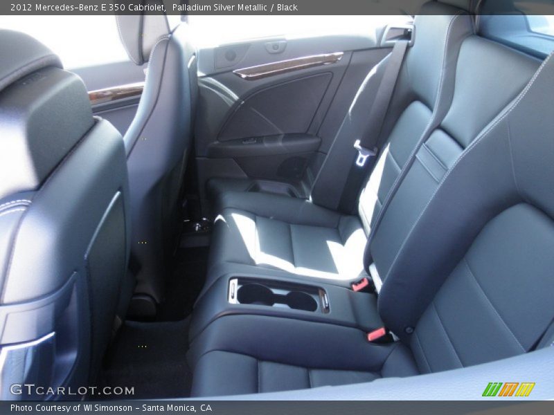 Palladium Silver Metallic / Black 2012 Mercedes-Benz E 350 Cabriolet