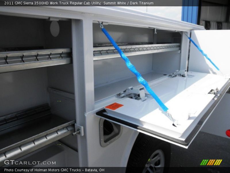 Summit White / Dark Titanium 2011 GMC Sierra 3500HD Work Truck Regular Cab Utility