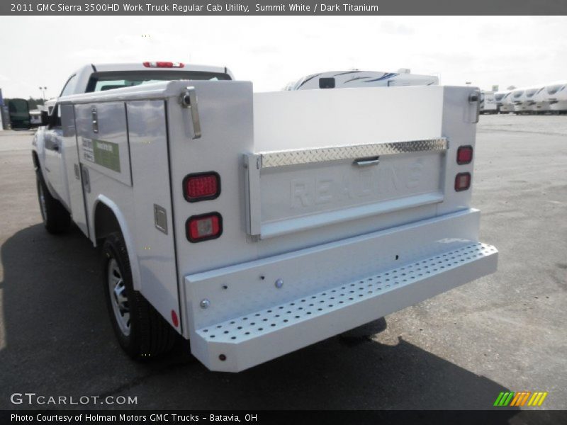 Summit White / Dark Titanium 2011 GMC Sierra 3500HD Work Truck Regular Cab Utility