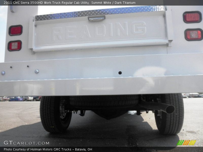 Summit White / Dark Titanium 2011 GMC Sierra 3500HD Work Truck Regular Cab Utility