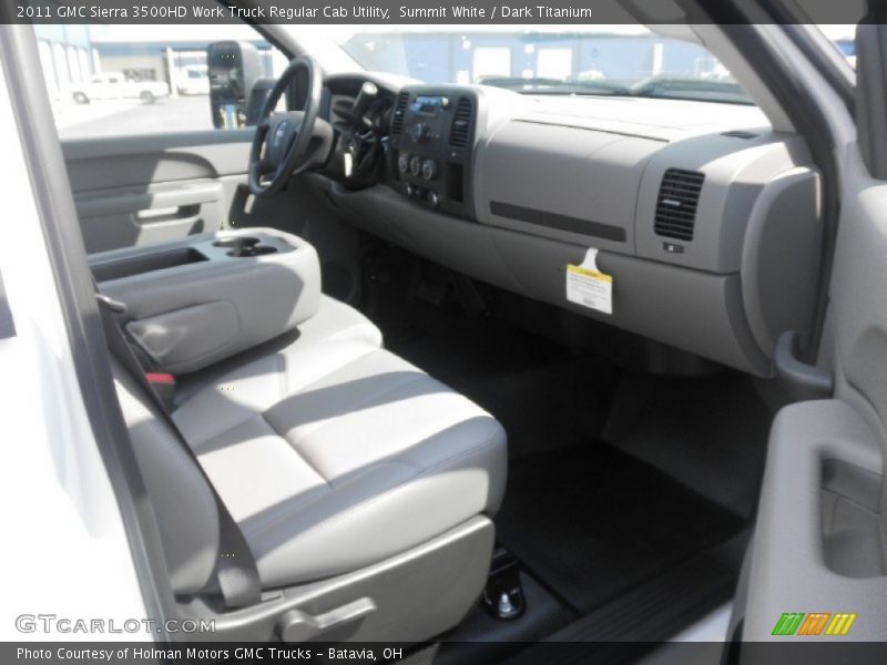 Summit White / Dark Titanium 2011 GMC Sierra 3500HD Work Truck Regular Cab Utility