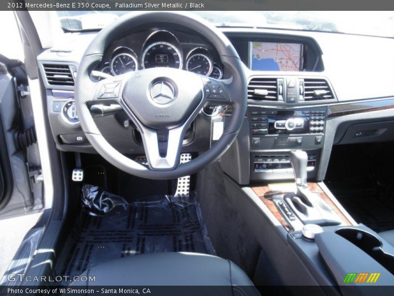 Palladium Silver Metallic / Black 2012 Mercedes-Benz E 350 Coupe