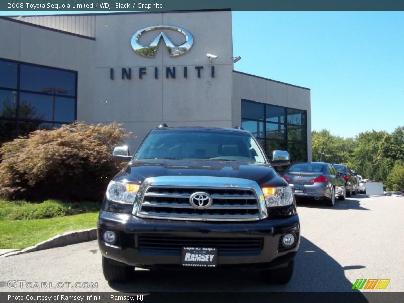 Black / Graphite 2008 Toyota Sequoia Limited 4WD