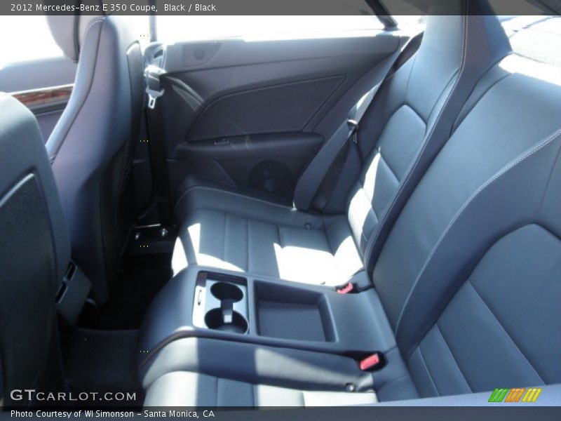  2012 E 350 Coupe Black Interior