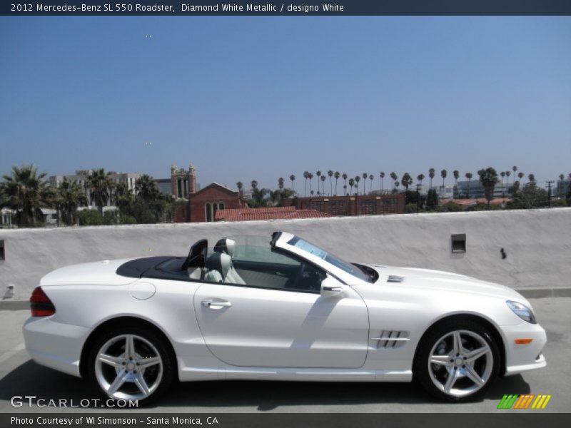  2012 SL 550 Roadster Diamond White Metallic