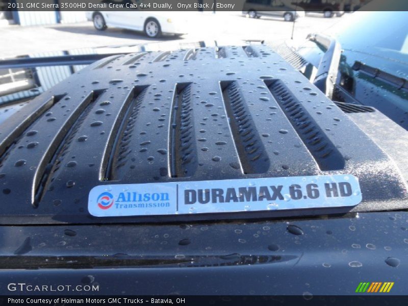 Onyx Black / Ebony 2011 GMC Sierra 3500HD Denali Crew Cab 4x4 Dually