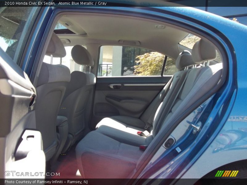 Atomic Blue Metallic / Gray 2010 Honda Civic EX Sedan