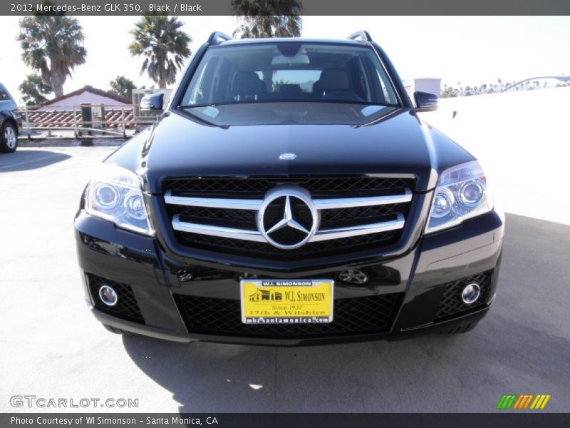 Black / Black 2012 Mercedes-Benz GLK 350