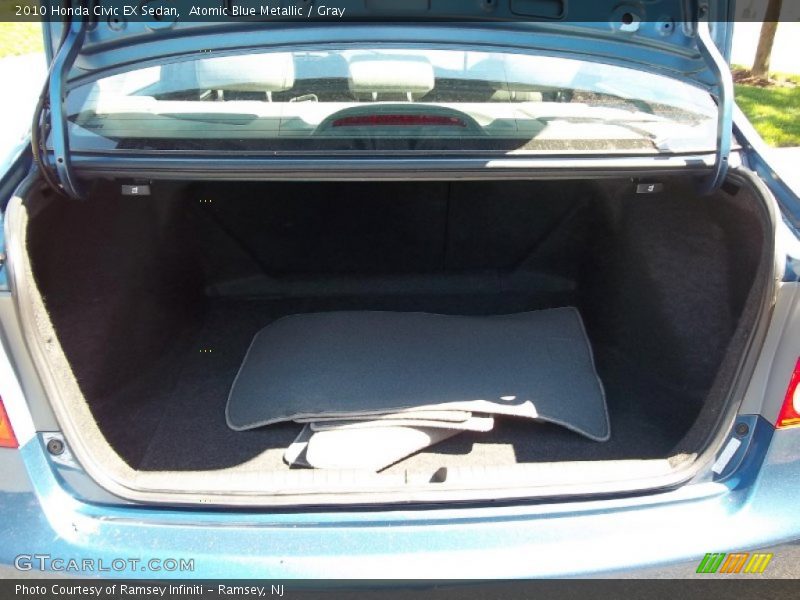 Atomic Blue Metallic / Gray 2010 Honda Civic EX Sedan