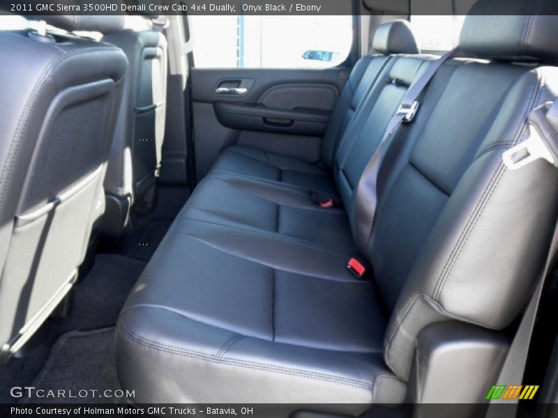 Onyx Black / Ebony 2011 GMC Sierra 3500HD Denali Crew Cab 4x4 Dually