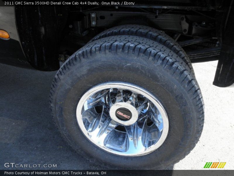 Onyx Black / Ebony 2011 GMC Sierra 3500HD Denali Crew Cab 4x4 Dually
