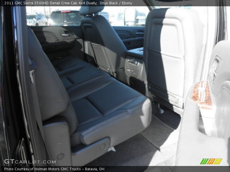 Onyx Black / Ebony 2011 GMC Sierra 3500HD Denali Crew Cab 4x4 Dually