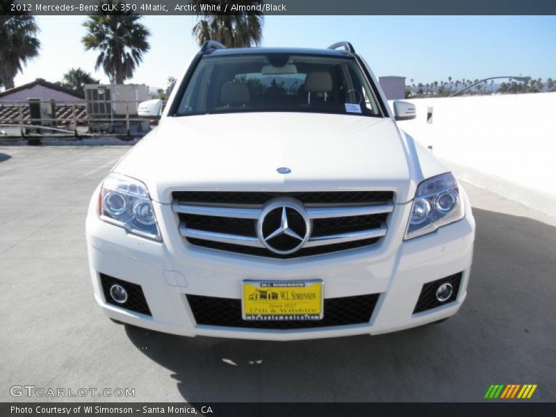 Arctic White / Almond/Black 2012 Mercedes-Benz GLK 350 4Matic