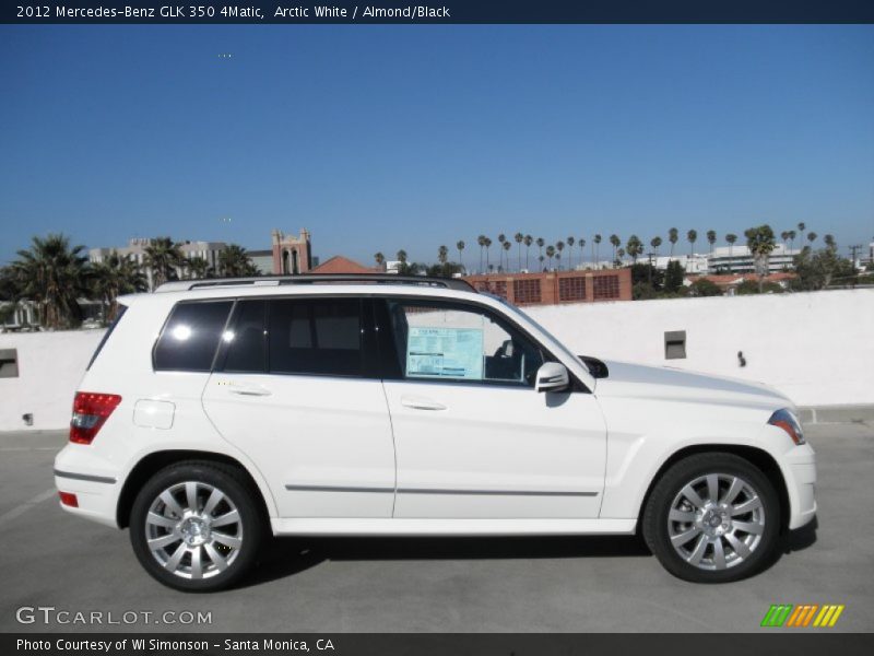 Arctic White / Almond/Black 2012 Mercedes-Benz GLK 350 4Matic