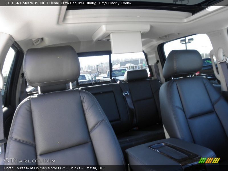 Onyx Black / Ebony 2011 GMC Sierra 3500HD Denali Crew Cab 4x4 Dually
