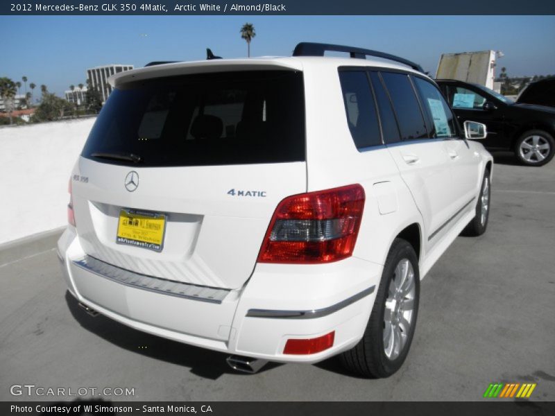 Arctic White / Almond/Black 2012 Mercedes-Benz GLK 350 4Matic
