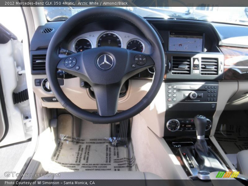 Arctic White / Almond/Black 2012 Mercedes-Benz GLK 350 4Matic