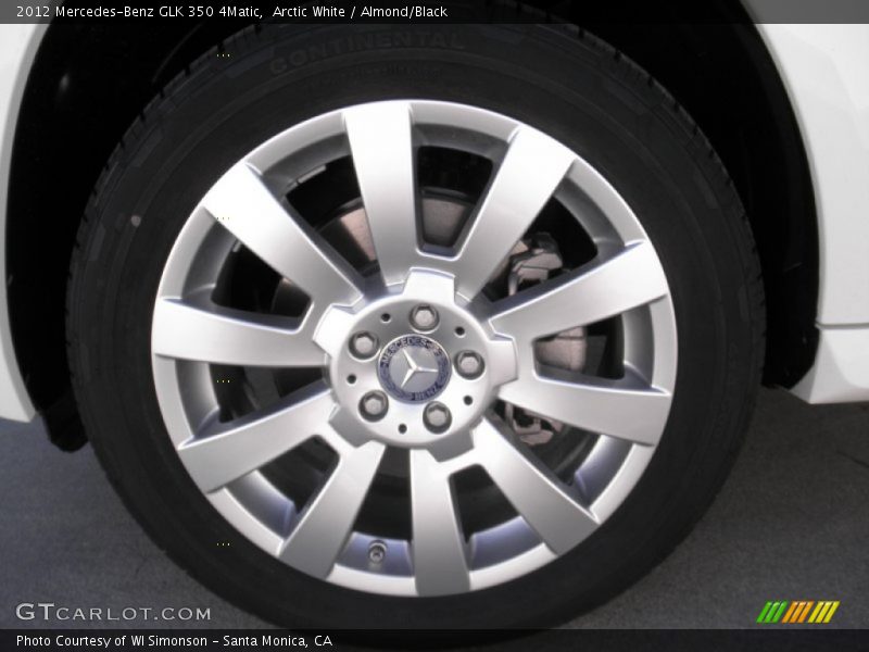 Arctic White / Almond/Black 2012 Mercedes-Benz GLK 350 4Matic