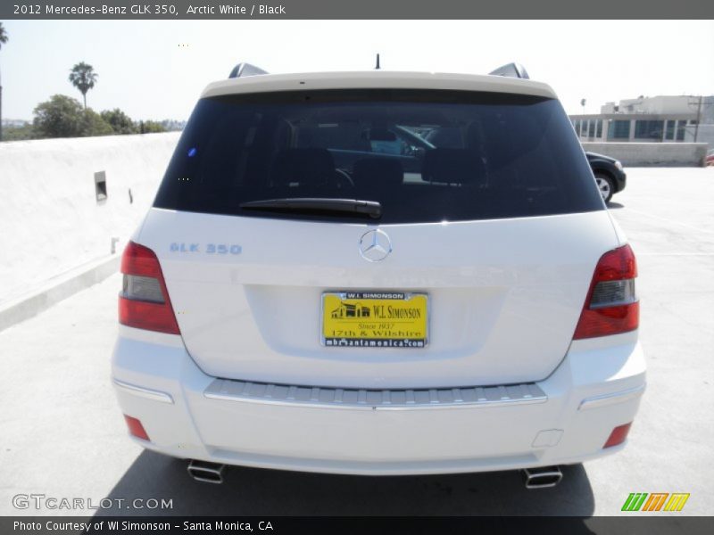 Arctic White / Black 2012 Mercedes-Benz GLK 350