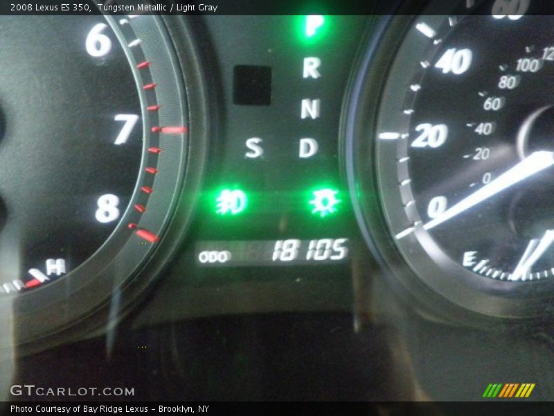 Tungsten Metallic / Light Gray 2008 Lexus ES 350