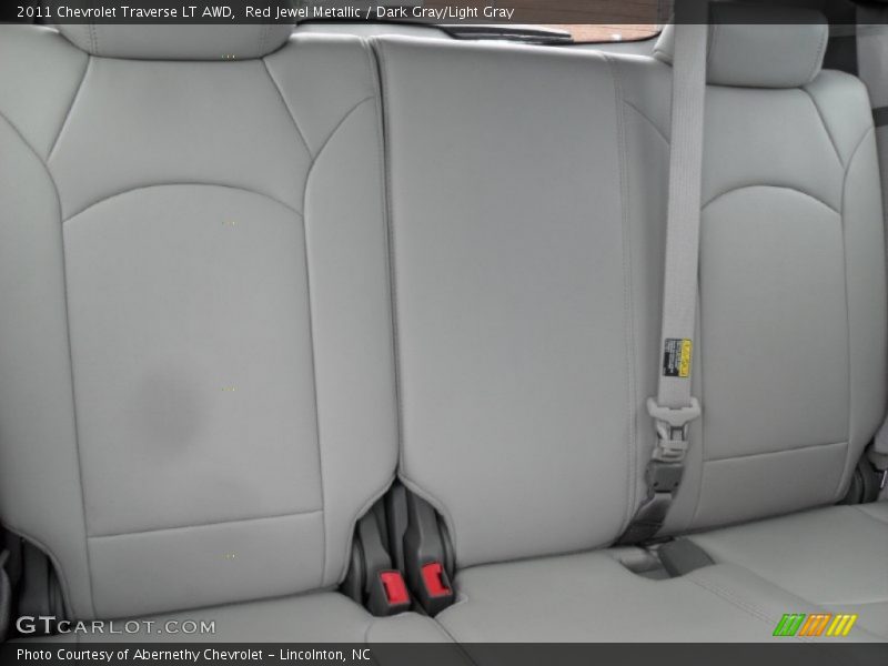 Red Jewel Metallic / Dark Gray/Light Gray 2011 Chevrolet Traverse LT AWD